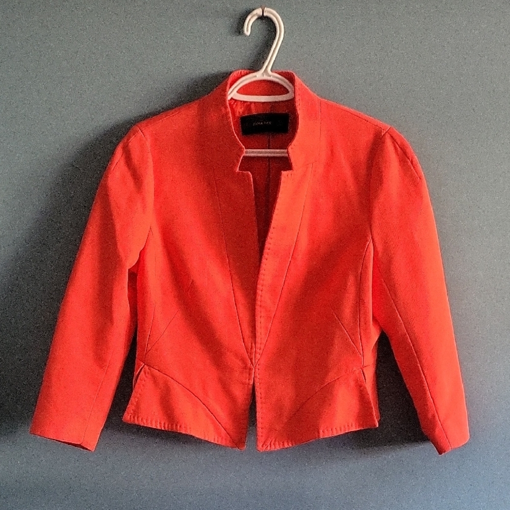 Zara Vibrant Red Women's Blazer